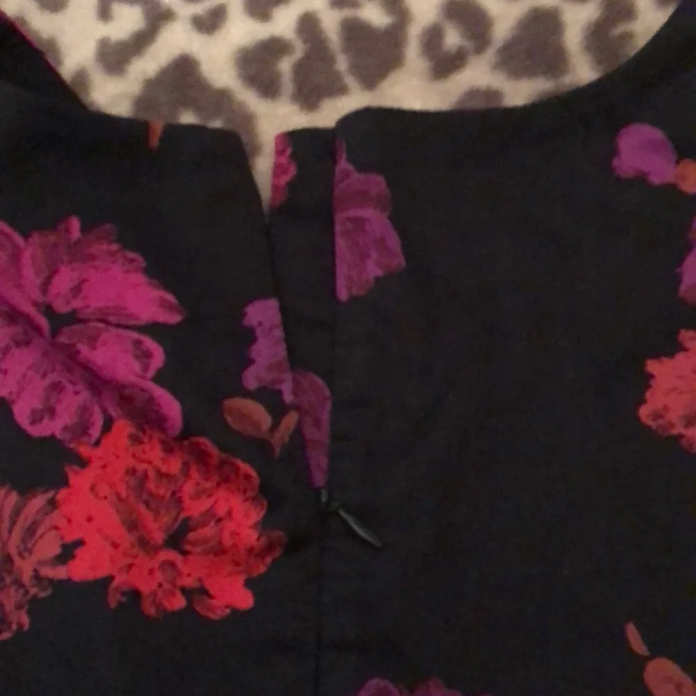 GapKids Floral Dress in Black Size Large 10 Regular Girls